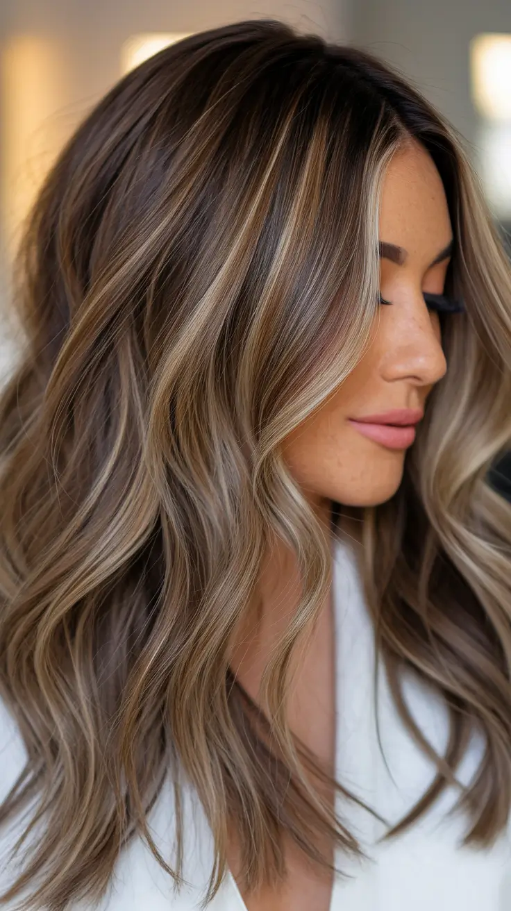 warm fall hair color chocolate brown Brown Sugar Melt