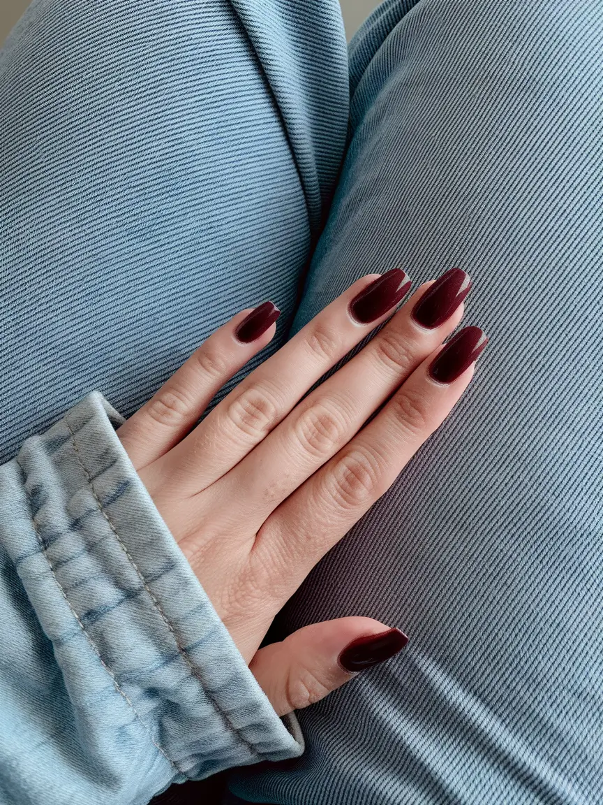 Autumn 2025 Nail Color Inspiration – Black Cherry Reserve
