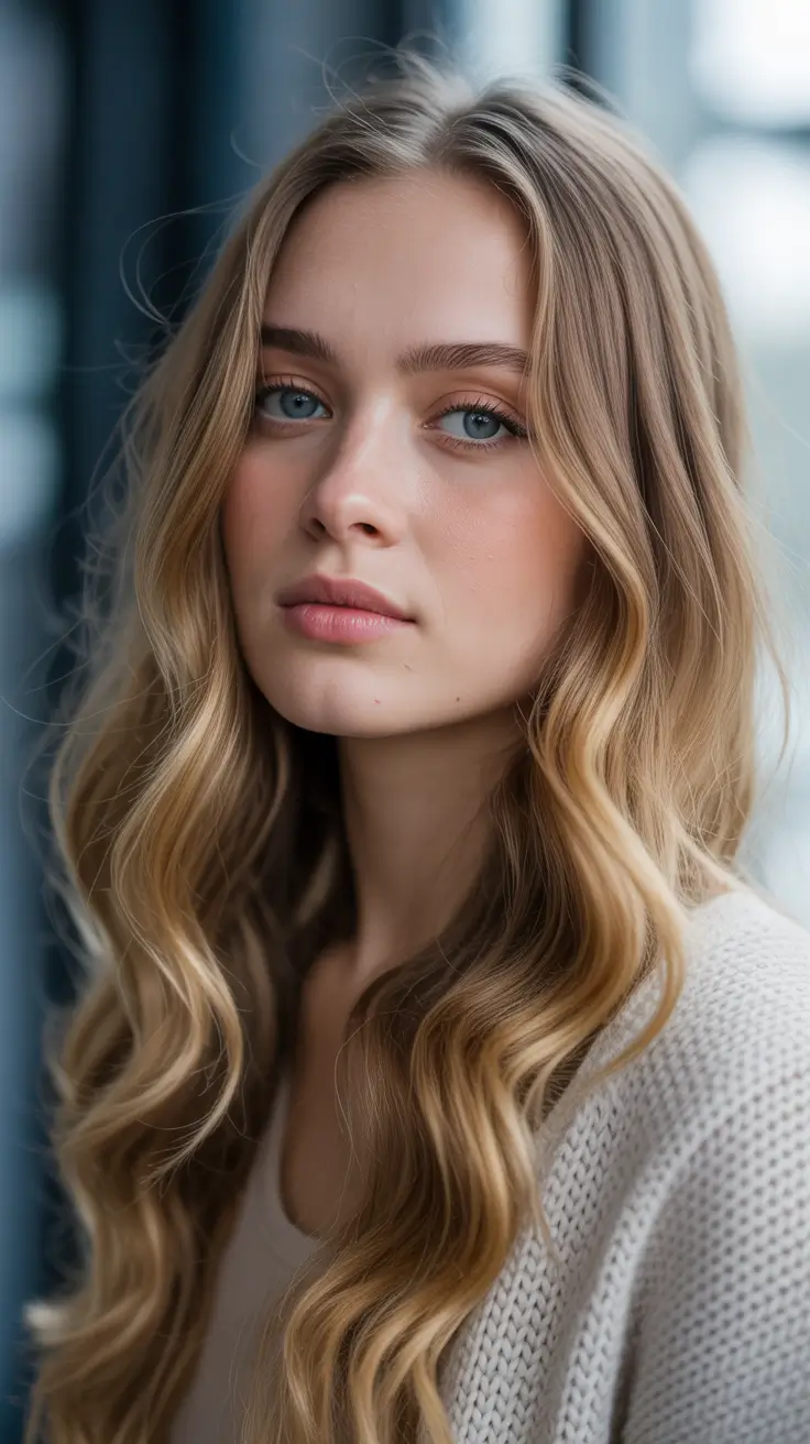 Chic and Cute Hair Color Ideas for Fall 2025 – Wheat Blonde with Root Shadow