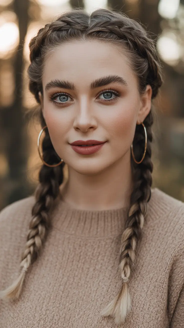 fall braids hairstyles Chic Rustic Braids with a Fall Twist