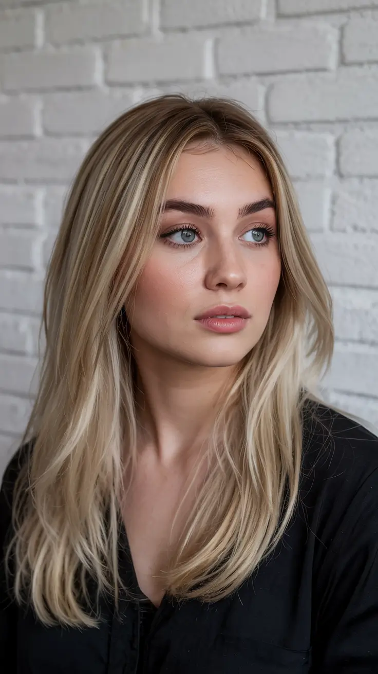 Fall 2025 Haircut Ideas for Long Hair – Feather-Light Straight Layers for Blondes