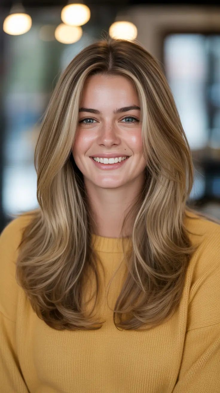 Fall 2025 Haircut Ideas for Long Hair – Buttery Blowout Layers with Soft Volume