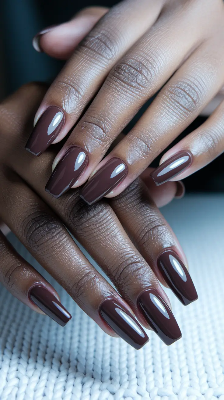 2025 Fall Nail Colors for Brown Skin – Plum-Espresso Luxe