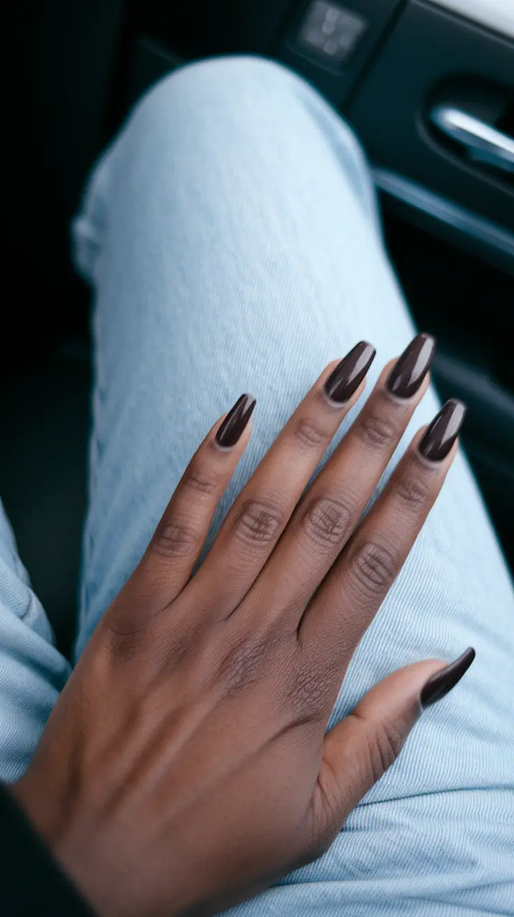 Fall nail colors for dark skin 2025 – Bittersweet Chocolate Almonds