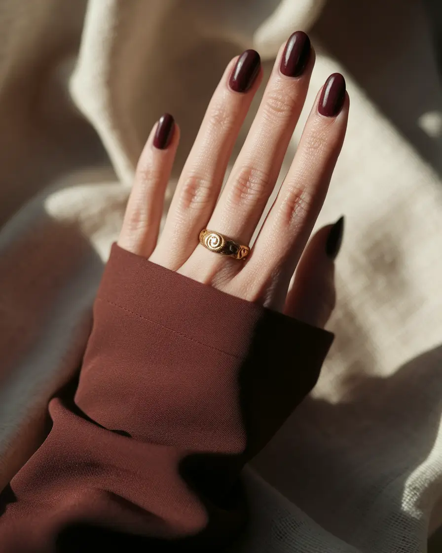 Fall nail colors for fair skin 2025 – Oxblood Bean Shine