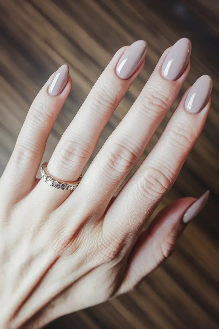 Fall nail colors for fair skin 2025 — Porcelain Taupe Sheer