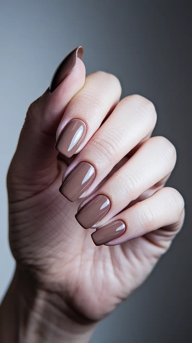 Fall nail colors for fair skin 2025 — Milk-Chocolate Squovals
