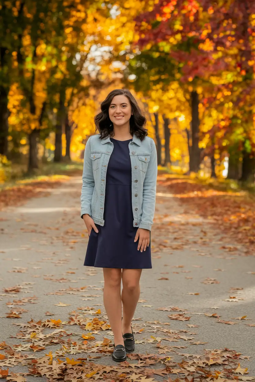 fall outfits for school comfy Denim & Dresses: Forever Fall Favorites
