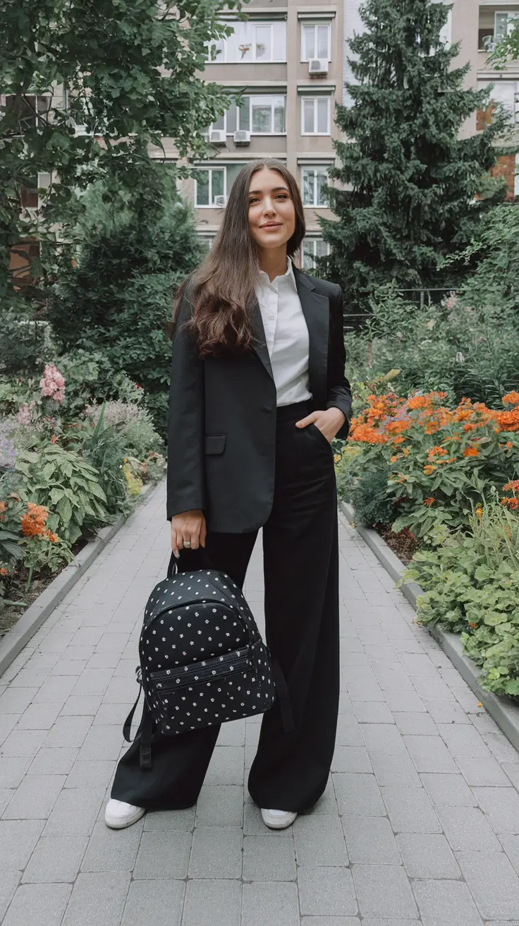 fall outfits for school for teens Smart Girl Chic with a Hint of Rebellion