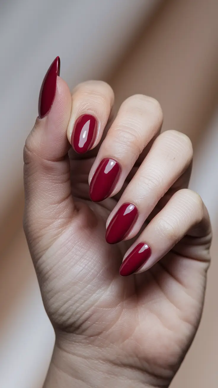 fall short almond Red Currant Elegance
