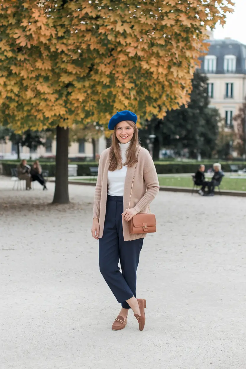 September outfits aesthetic Parisian Palette with a Pop