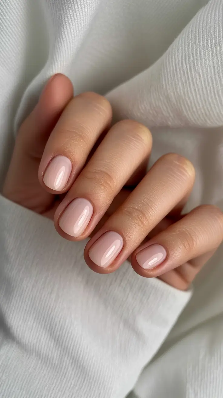 2025 Short Fall Nail Trends – Cloud-Soft Milk Bath Shorties