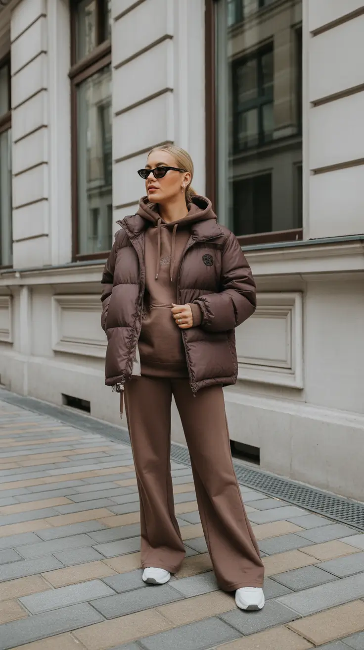 Basics Fall to Winter Outfits Winter 2025 - Mocha Monochrome That Loves Coffee Runs