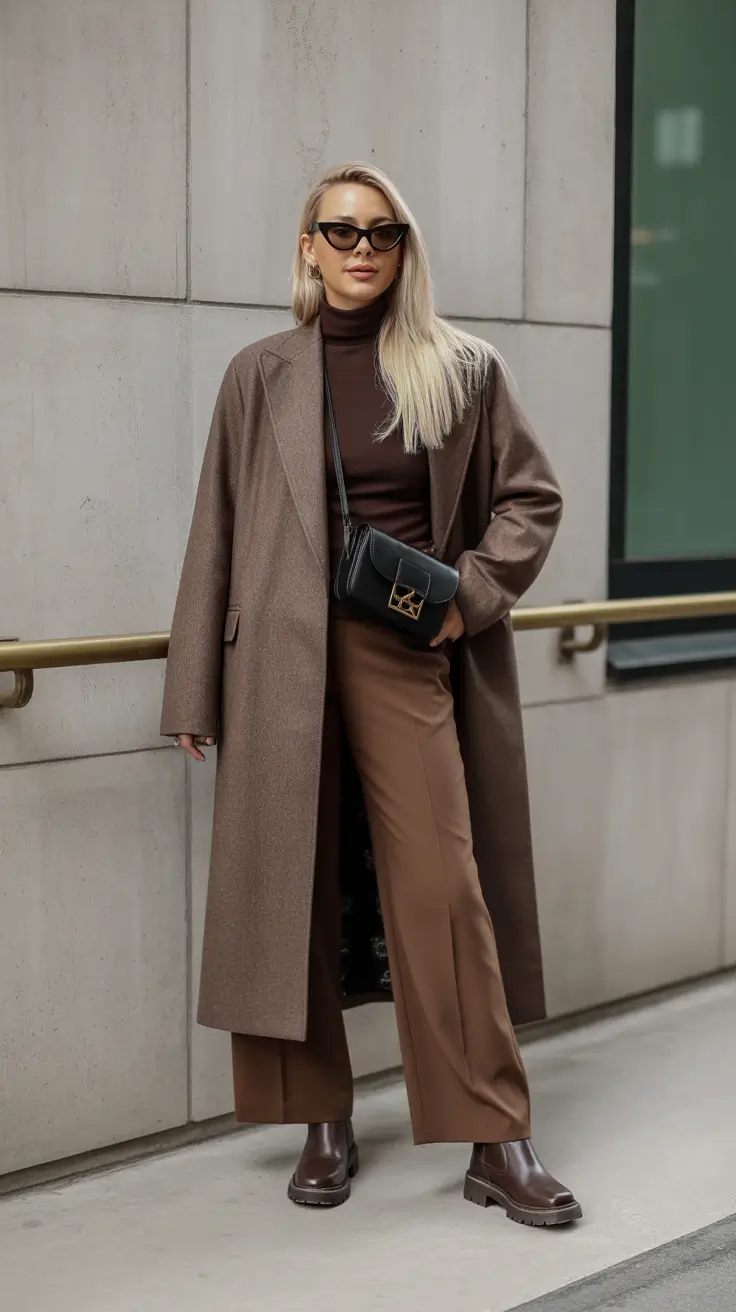 2025 Fall-Winter Fashion: Cold Weather outfits Ideas - Mocha Tailoring - Commute To Meeting