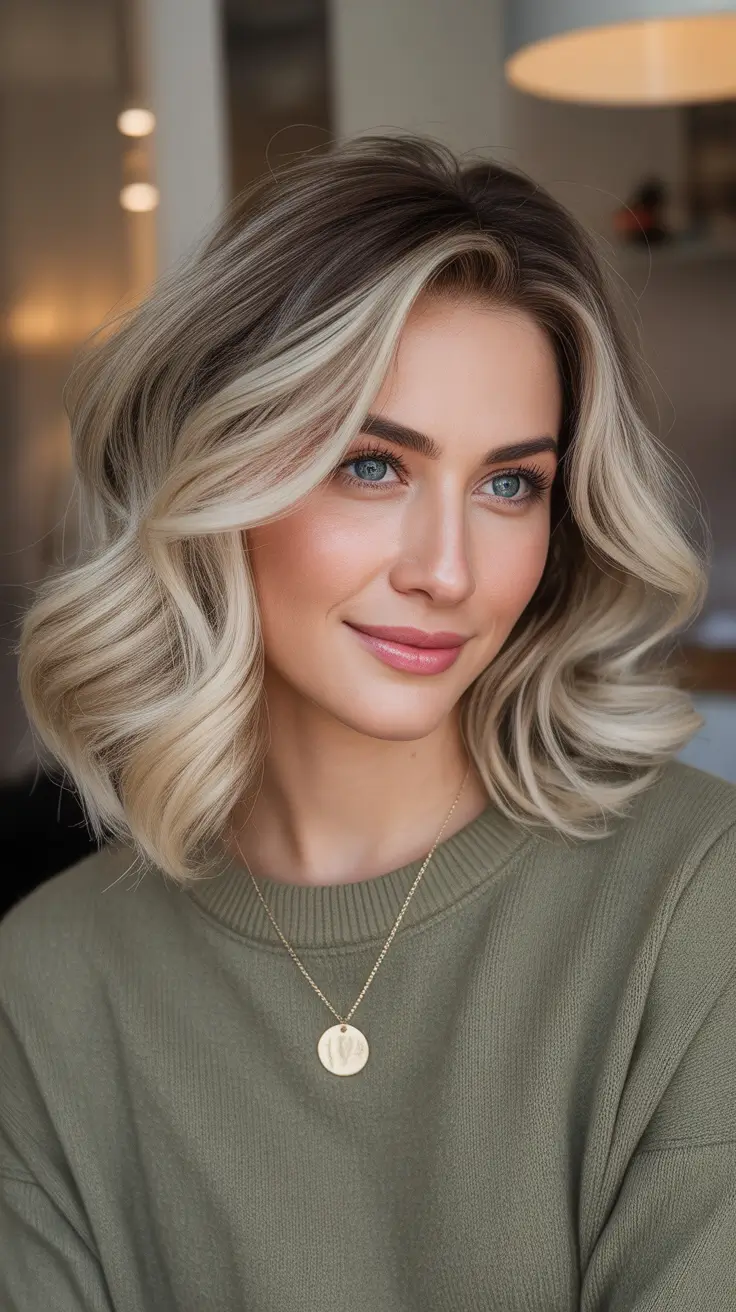 Cute Haircuts for Winter 2025-2026 - Creamy Blonde Bob With Luxe Volume