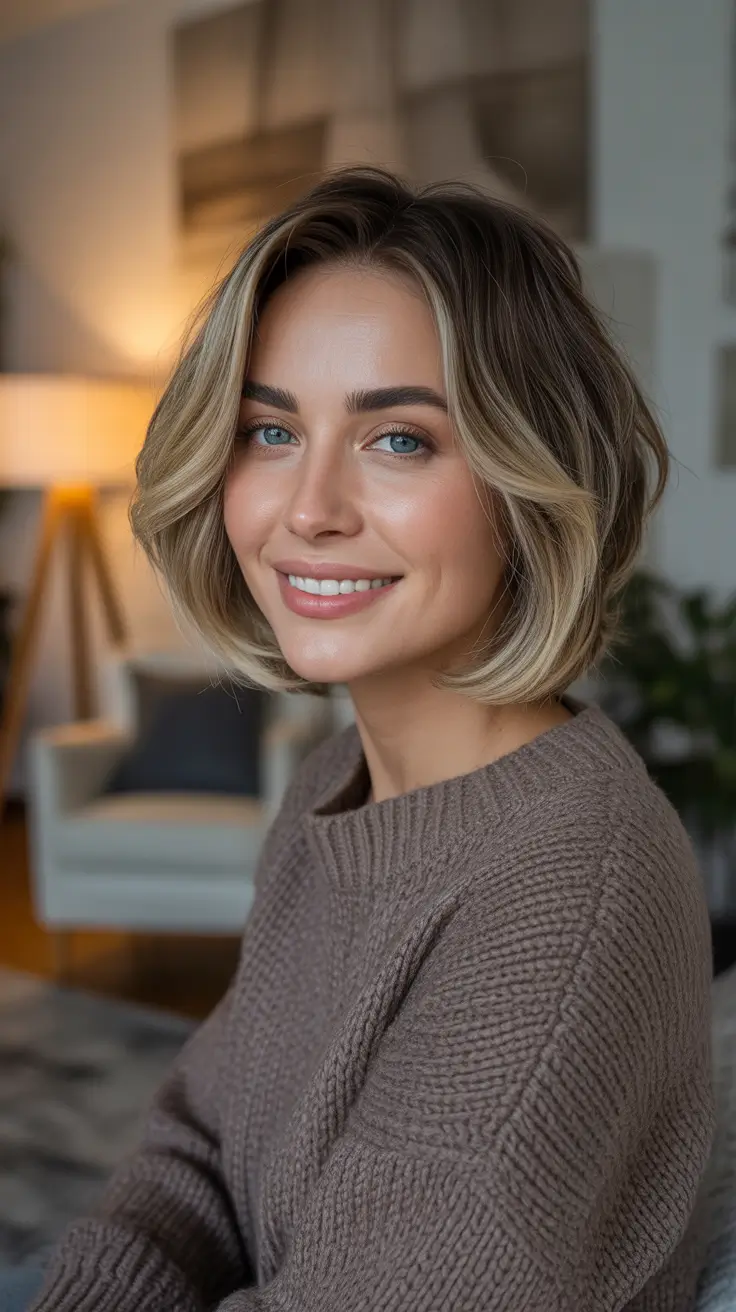 Cute Haircuts for Winter 2025–2026 - Frenchy Short Bob With Money Piece