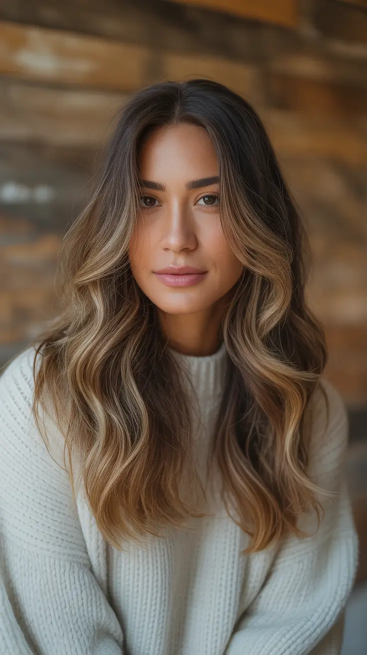 winter trending hair colors - Honey Oat Bronde With Face Framing