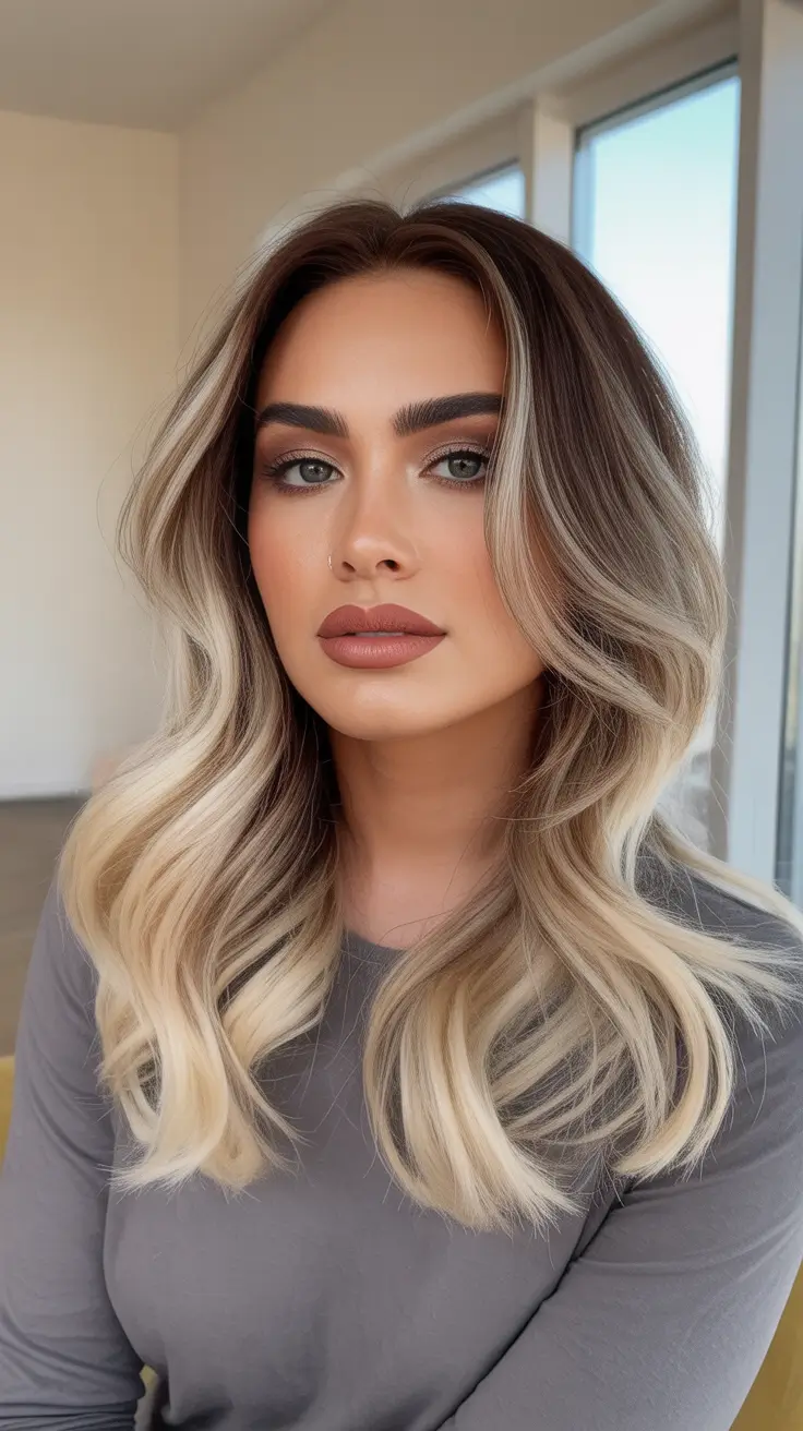 Ash Blonde Hair Color 2026 - High Contrast Ash Blonde Melt