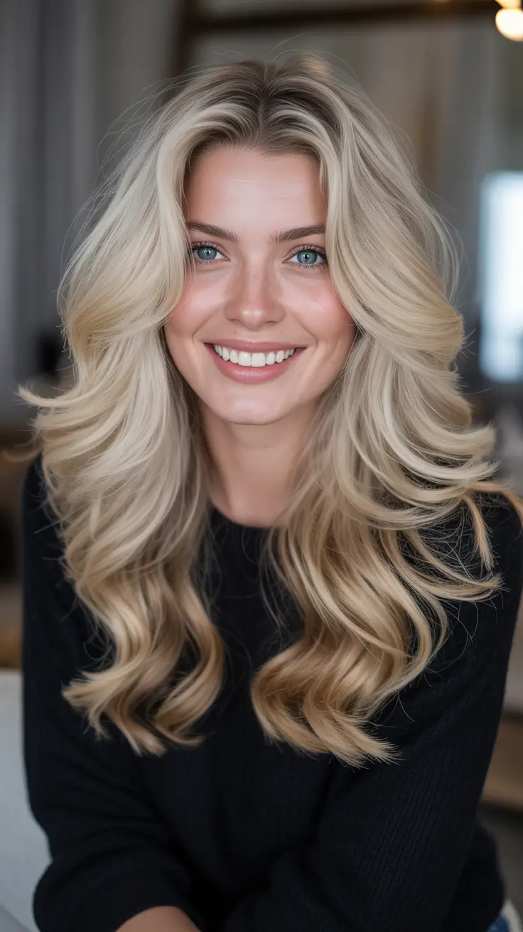Blonde hair color 2026 for every skin tone - Soft Golden Butterfly Layers For Fair To Medium Skin