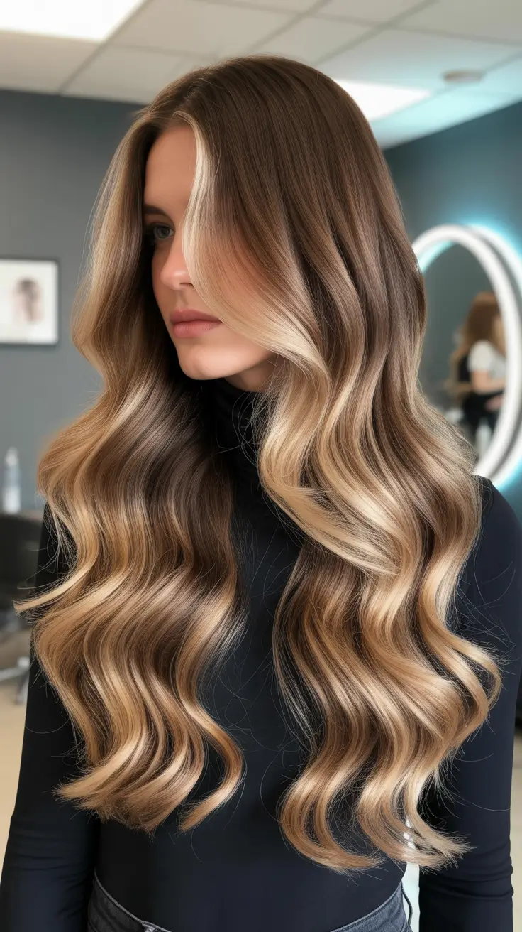 Blonde hair color 2026 for every skin tone - High-Contrast Balayage For Statement Blonde