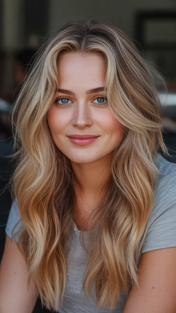 Blonde hair color 2026 for every skin tone - Soft Honey Blonde Waves For Neutral Skin