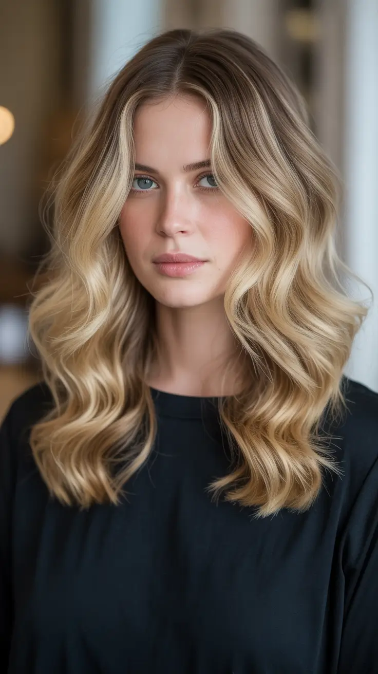 Blonde hair color 2026 for every skin tone - Creamy Medium Blonde Waves For Every Day