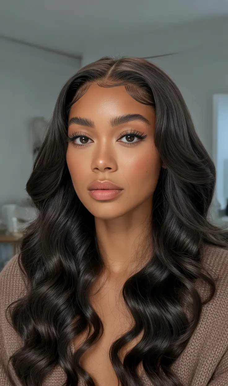 Best hair color for brown skin 2026 - Soft Chocolate Waves For Everyday Glam