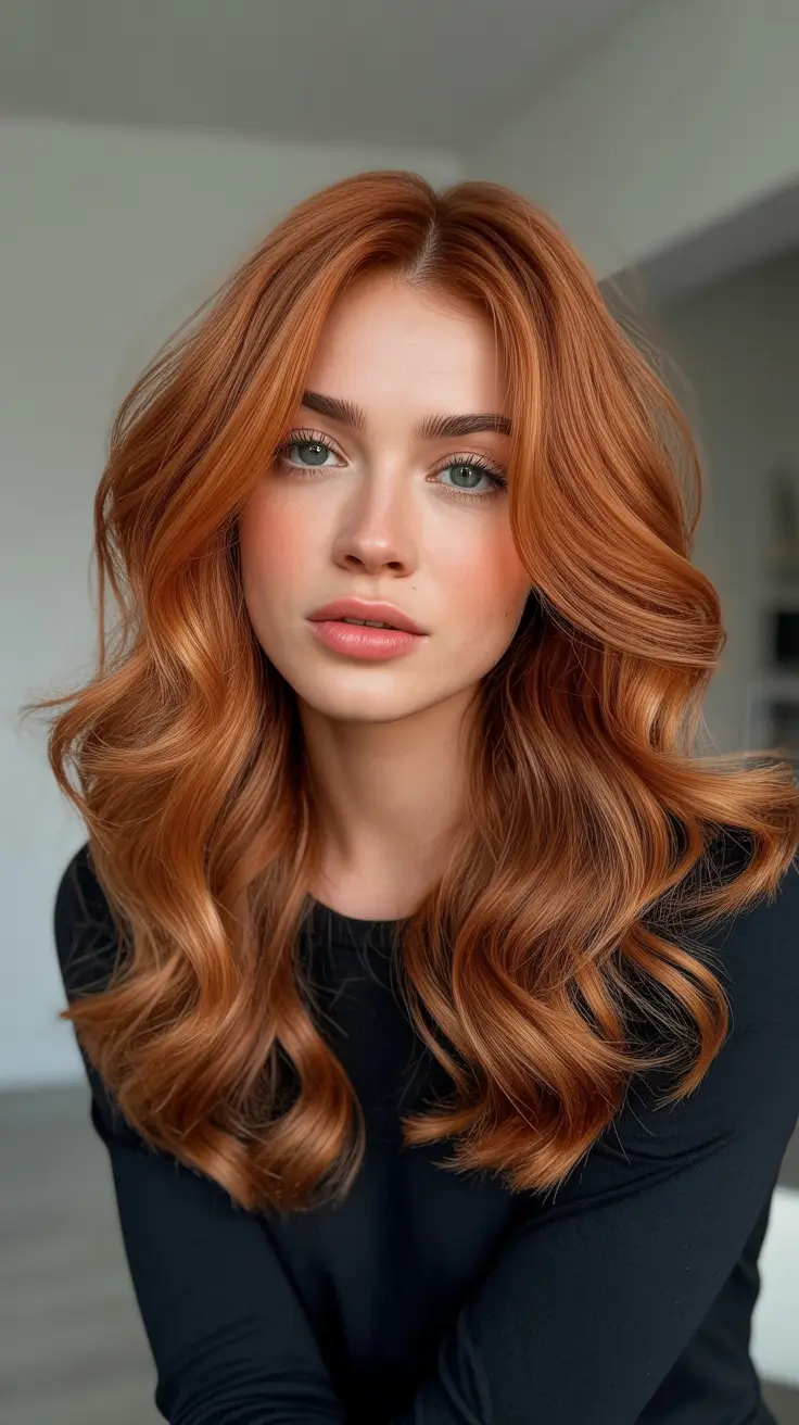Hair color ideas to look younger 2026 Modern Ginger Waves For A Fresh Start