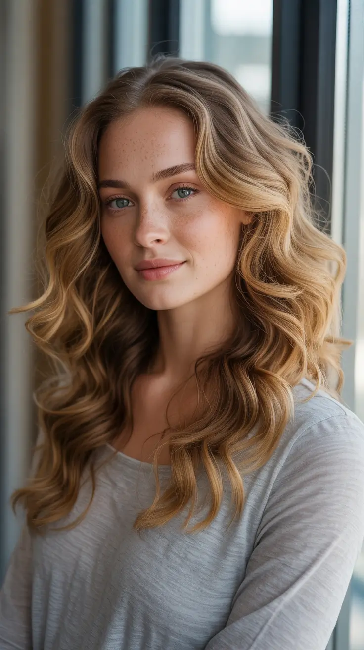 Honey Blonde Hair Color 2026 Soft Honey Waves With Natural Glow