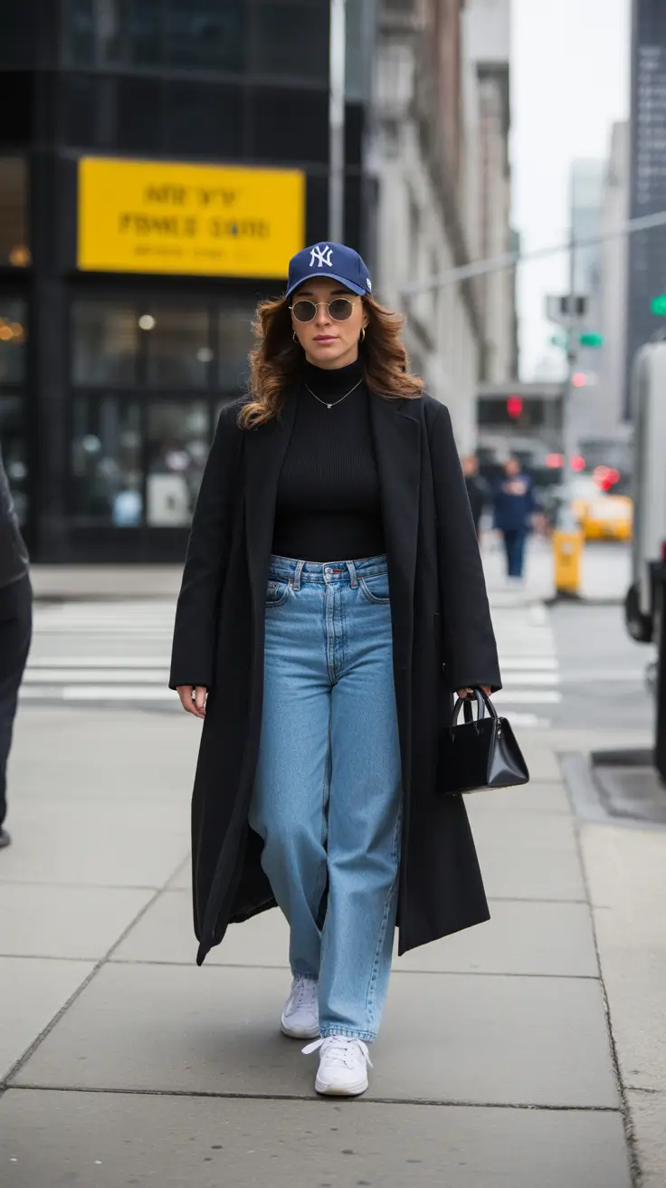 New York Street Style 2026 - Ballcap Minimalism With Downtown Poise