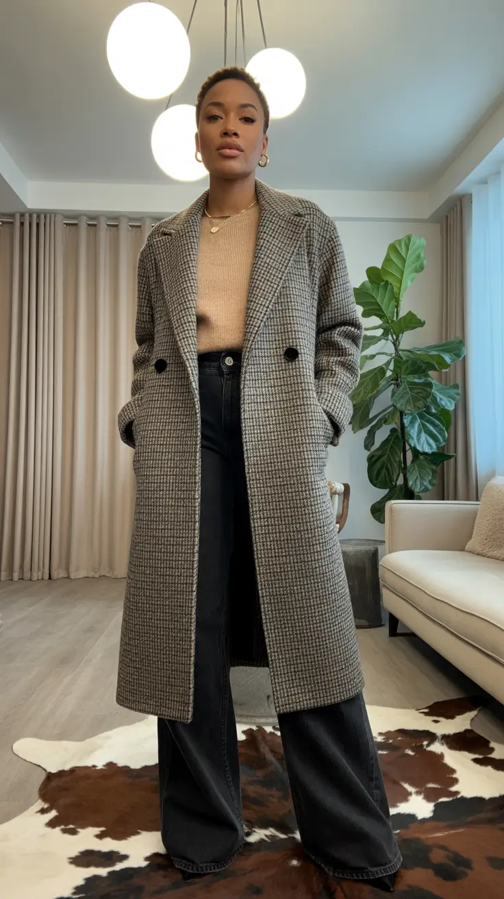 Outfit ideas for Black women 2026 - Soft Neutrals For Cold City Mornings