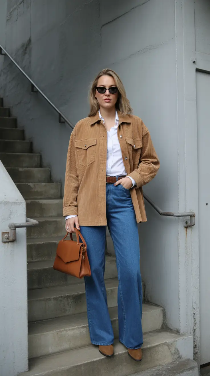 Cute trendy outfits 2026 - Warm Corduroy Layers
