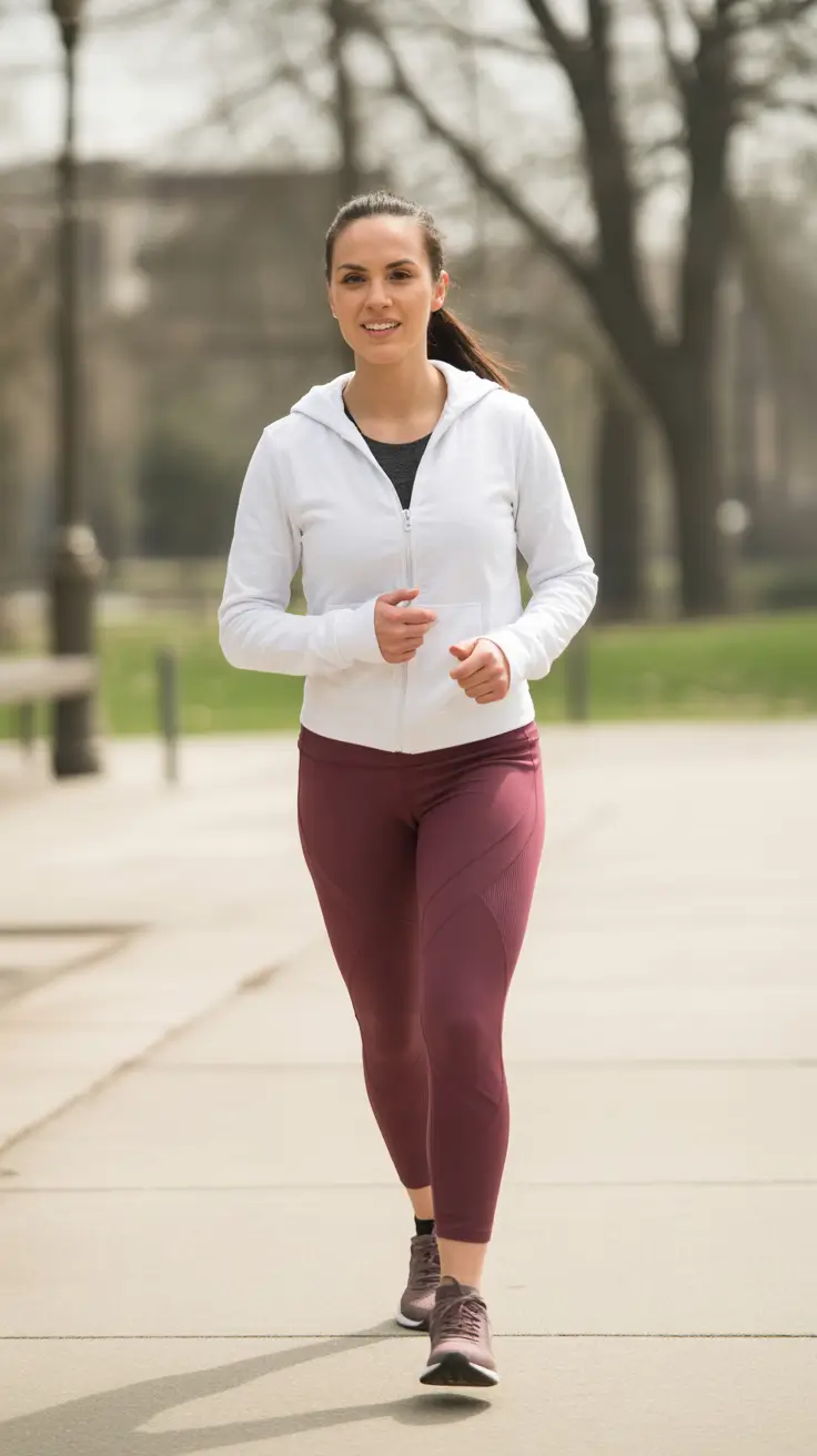 Best women workout outfits 2026 - Burgundy Zip And Endorphins