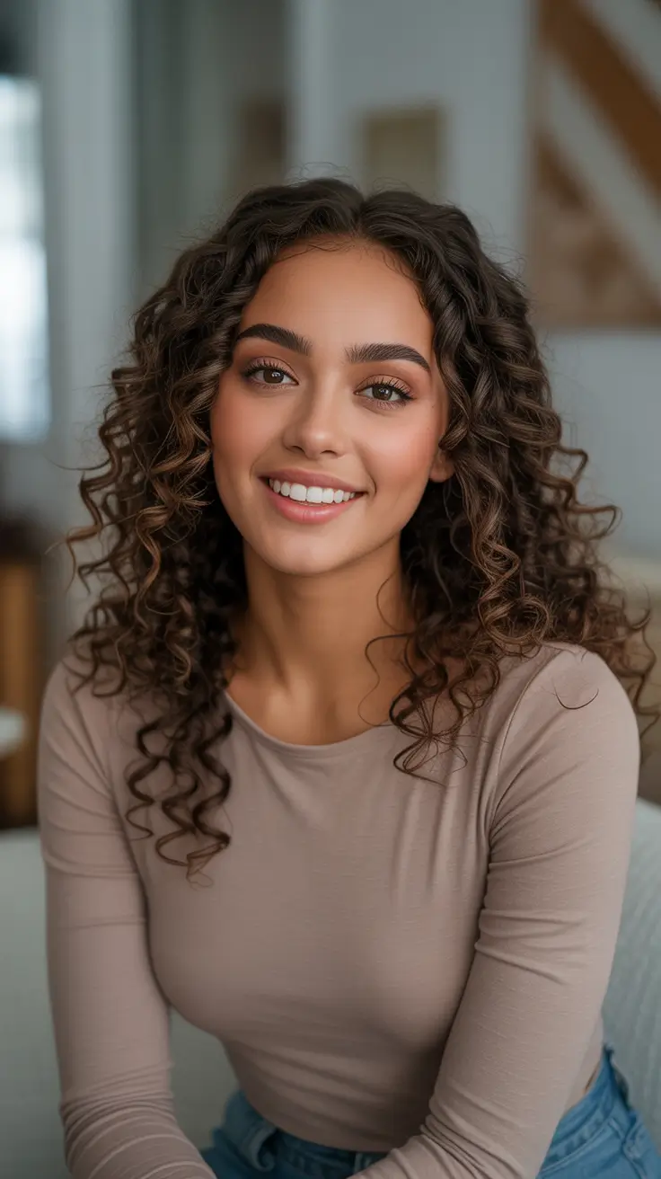 Cute hairstyle ideas 2026 Defined Ringlet Curls For Everyday Glow