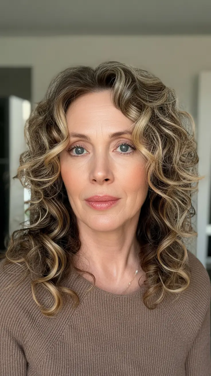 Best haircuts for women over 50 2026 - Defined Curls With Lived In Layers