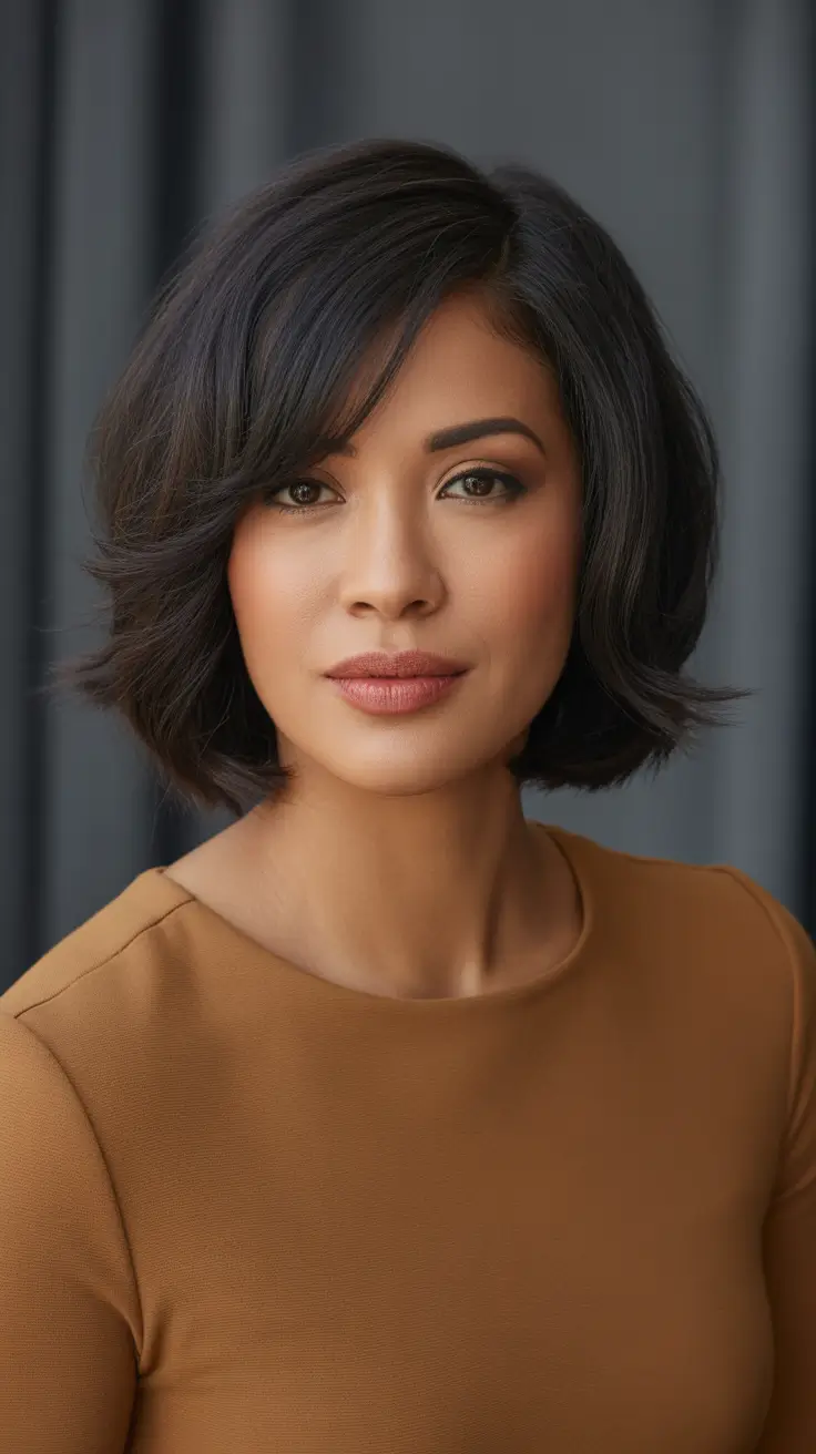 Trendy Lob Haircuts 2026 - Soft Side Swept Power Lob