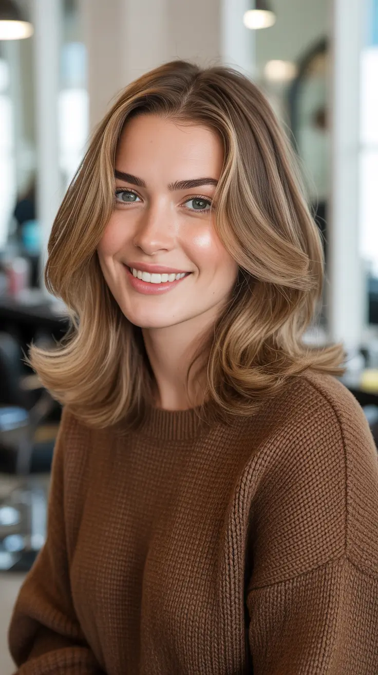 Trendy Lob Haircuts 2026 - Classic Blonde Lob With Soft Layers