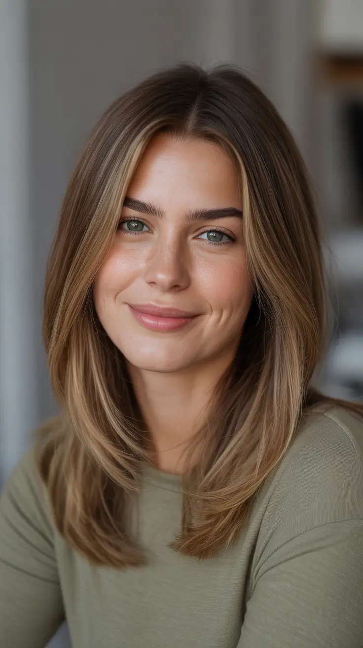 Best Mid-Length Haircuts 2026 - Bronde Blowout With Easy Layers