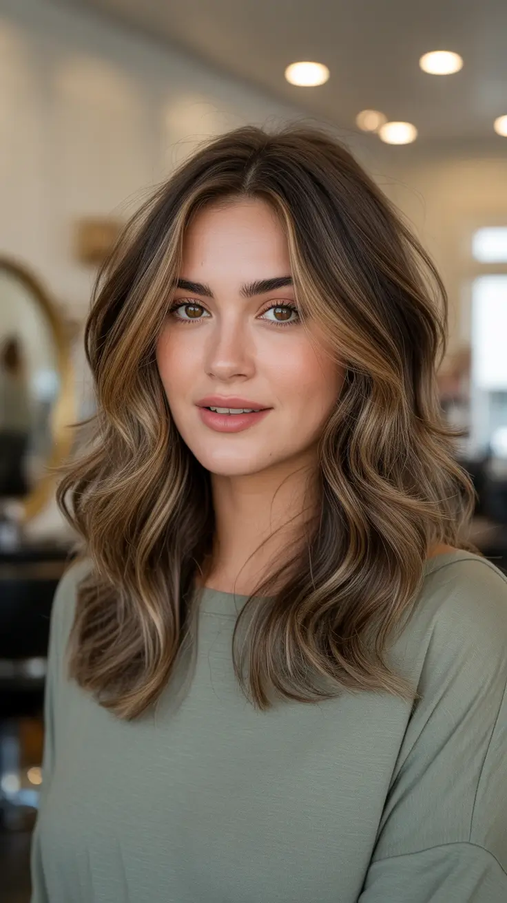Best Mid-Length Haircuts 2026 - Lived-In Bronde Waves With Salon Shine