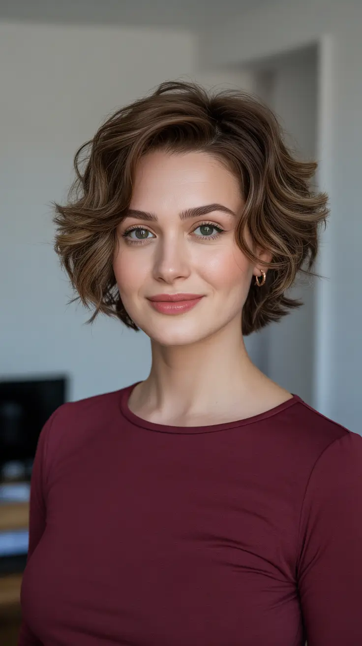 Short Hairstyle Ideas 2026 - Airy Layered Short Wave